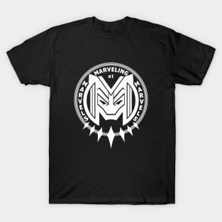 Marveling Logo: Big Cat (white) T-Shirt